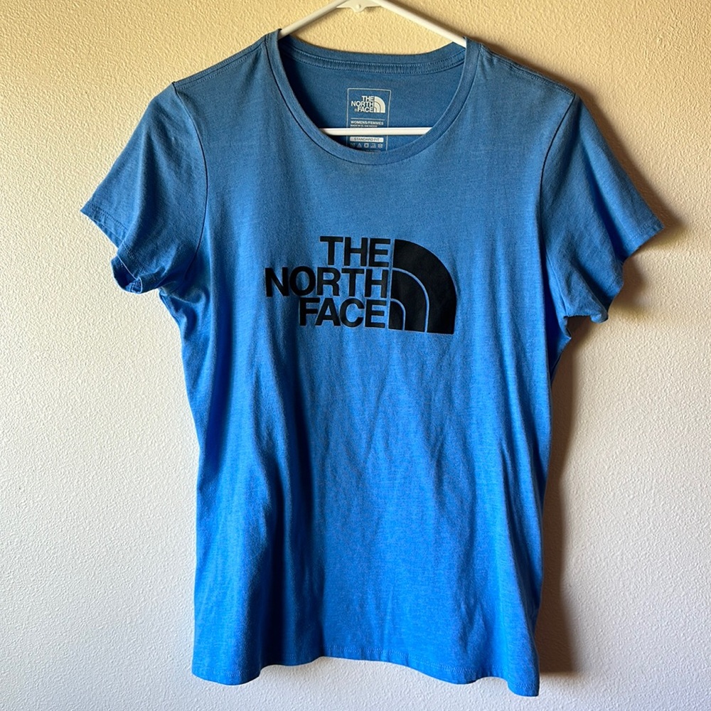 Blue North Face T